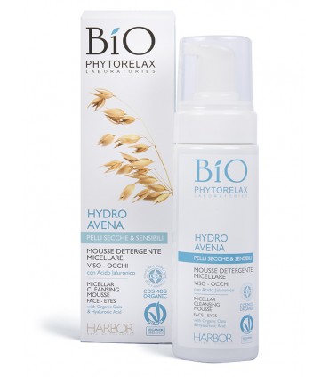 PHYTORELAX MICELLAR CLEANSING MOUSSE HYALURONIC ACID & OATS 150ml