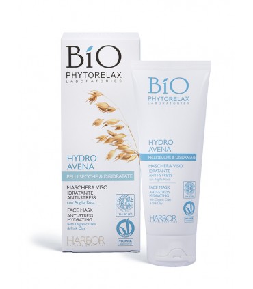 PHYTORELAX ΕΝΥΔΑΤΙΚΗ ΜΑΣΚΑ ANTI STRESS ΜΕ ΡΟΖ ΑΡΓΥΛΟ & ΒΡΩΜΗ 75ml