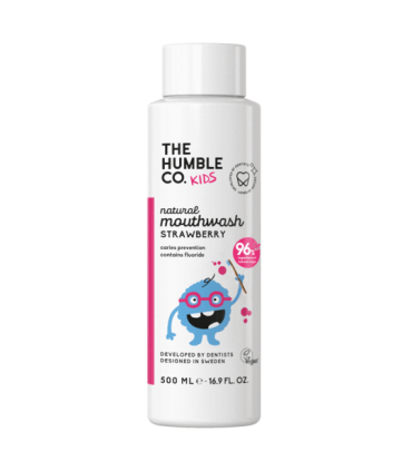 THE HUMBLE CO KIDS STRAWBERRY MOUTHWASH 500ml