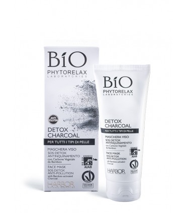 PHYTORELAX ΑΠΟΤΟΞΙΝΩΤΙΚΗ ΜΑΣΚΑ ΠΡΟΣΩΠΟΥ ΜΕ ΕΝΕΡΓΟ ΑΝΘΡΑΚΑ 75ml