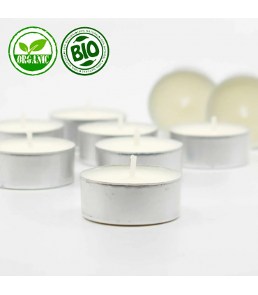 SOY TEALIGHTS BIO - 18pcs