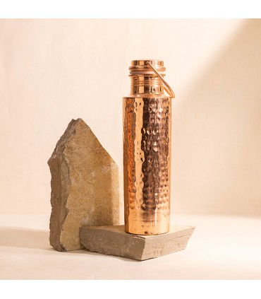 FORREST & LOVE COPPER WATER BOTTLE HAMMERED 1000ml