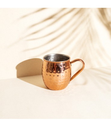 FORREST & LOVE ΧΑΛΥΒΔΙΝΗ ΚΟΥΠΑ ΜΕ ΕΠΙΣΤΡΩΣΗ ΧΑΛΚΟΥ 450ml