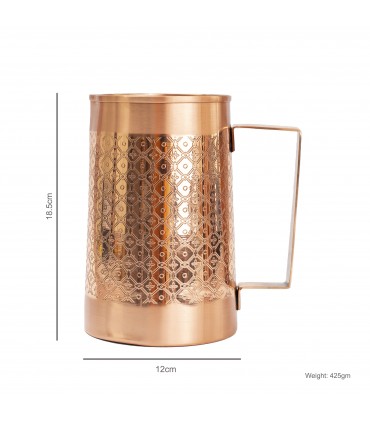FORREST & LOVE ΧΑΛΚΙΝΗ ΚΑΝΑΤΑ ΝΕΡΟΥ MOSAIC 1500ml