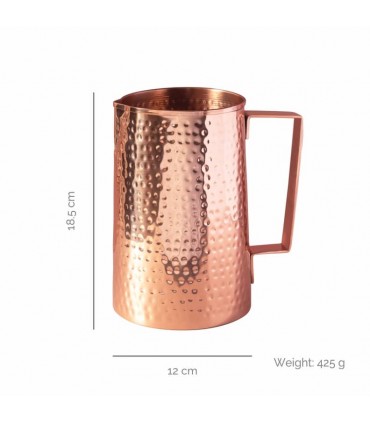 FORREST & LOVE COPPER WATER JUG HAMMERED 1500ml