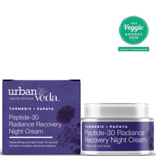 URBAN VEDA ΚΡΕΜΑ ΝΥΚΤΟΣ ΜΕ ΠΕΠΤΙΔΙΑ ΓΙΑ ΛΑΜΨΗ 50ml