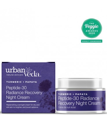 URBAN VEDA ΚΡΕΜΑ ΝΥΚΤΟΣ ΜΕ ΠΕΠΤΙΔΙΑ ΓΙΑ ΛΑΜΨΗ 50ml