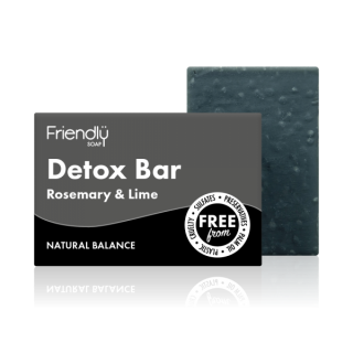 FRIENDLY SOAP DETOX ΜΠΑΡΑ ΔΕΝΔΡΟΛΙΒΑΝΟ & ΛΑΪΜ 95g