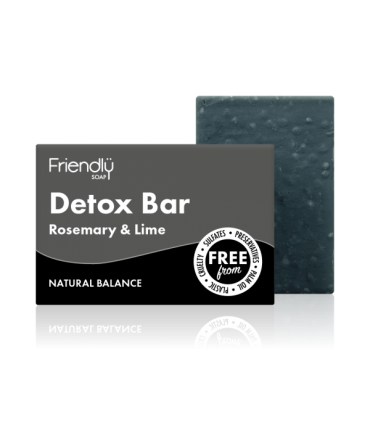 FRIENDLY SOAP DETOX ΜΠΑΡΑ ΔΕΝΔΡΟΛΙΒΑΝΟ & ΛΑΪΜ 95g