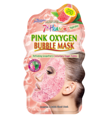 MONTAGNE JEUNESSE ΥΦΑΣΜΑΤΙΝΗ ΜΑΣΚΑ PINK OXYGEN 1τμχ