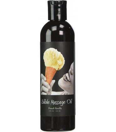 EARTHLY BODY EDIBLE MASAGE OIL FRENCH VANILLA 237ml