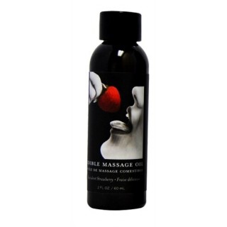 EARTHLY BODY EDIBLE MASAGE OIL STRAWBERRY 60ml